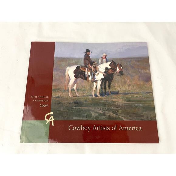 Cowboy Artists of America Paperback 39th Phoenix Art Museum 2004 First Edition - Picture 1 of 14